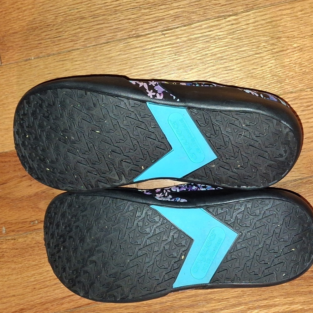 Colorful Floral Women's Mules by Anywear - Picture 5 of 6